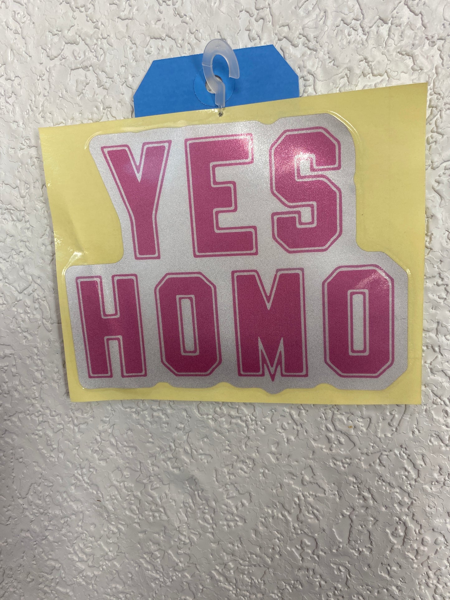 YES HOMO STICKER