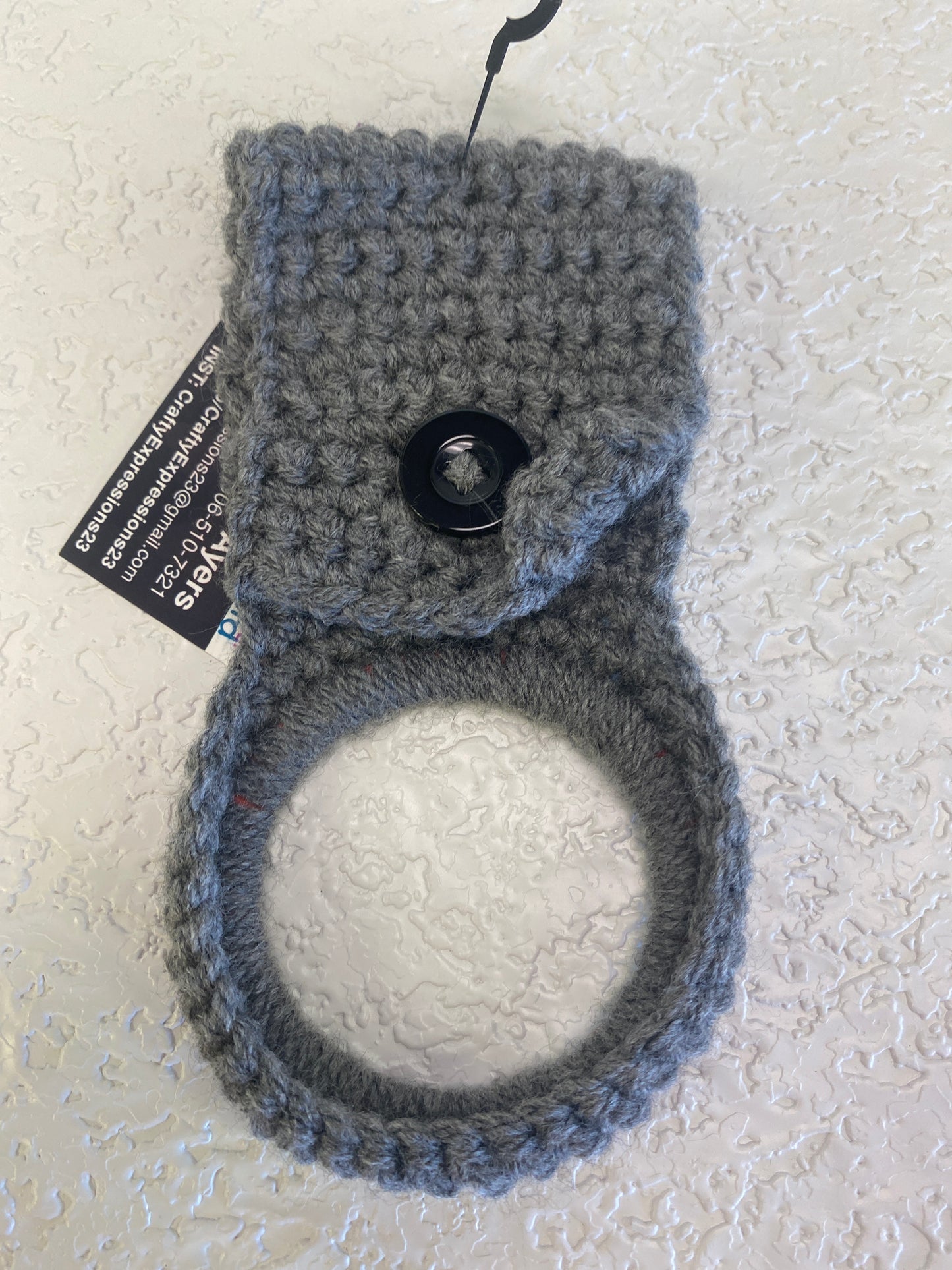 TEATOWEL HOLDER DARK GREY