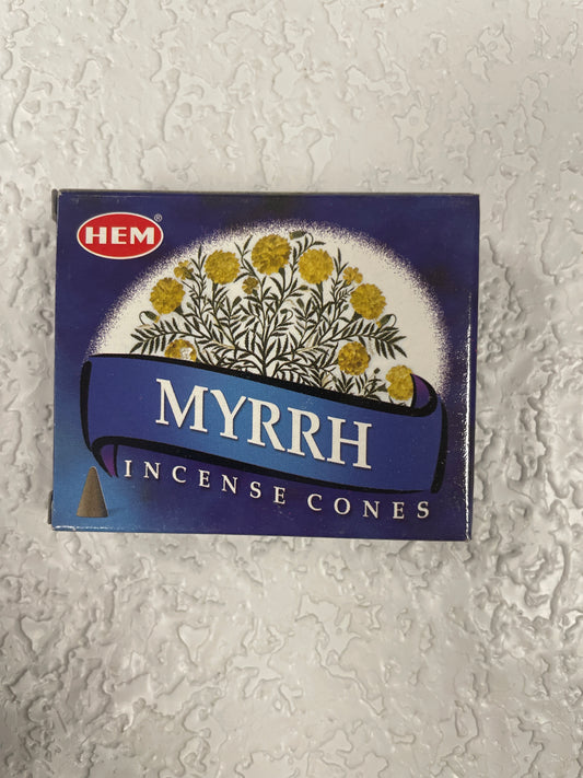 MYRRH INCENSE CONES