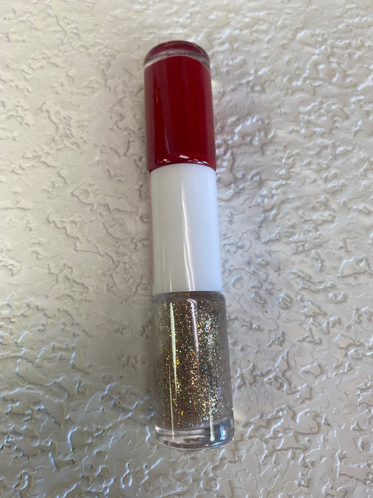 GLITTER NAIL POLISH SHILI RED MAKE UP