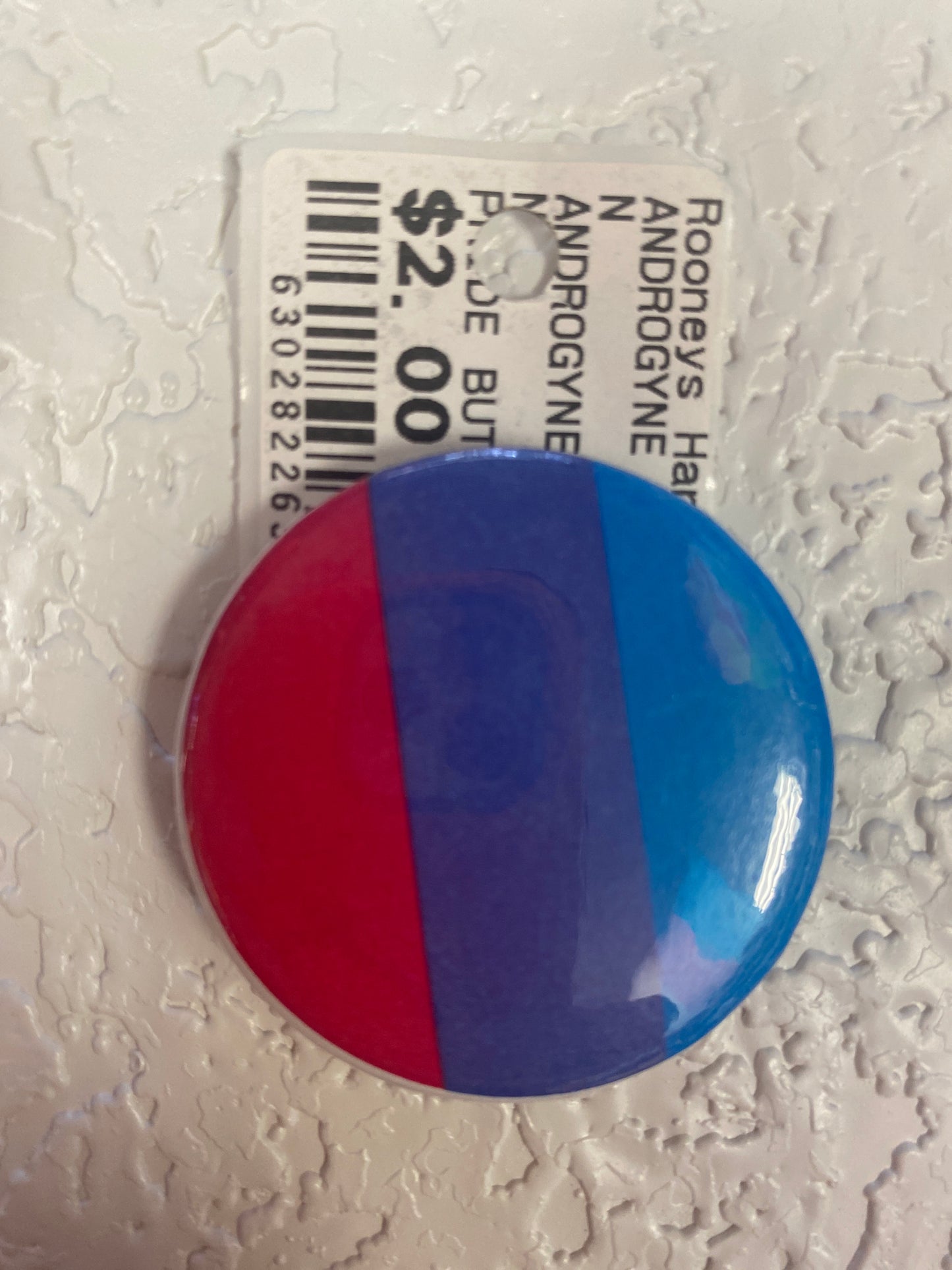 ANDROGYNE PRIDE FLAG BUTTON