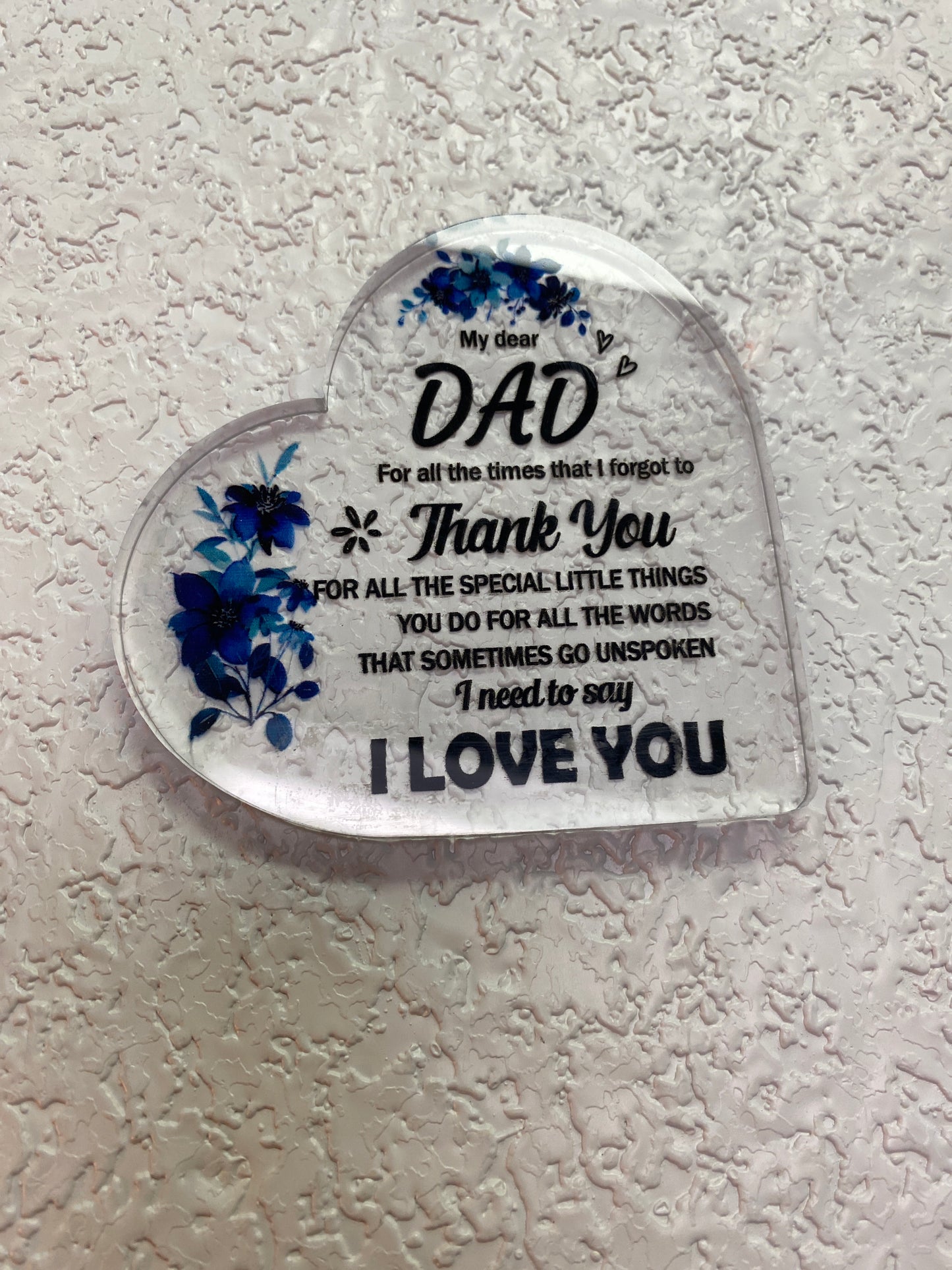 ACRYLIC PLAQUE FOR DAD