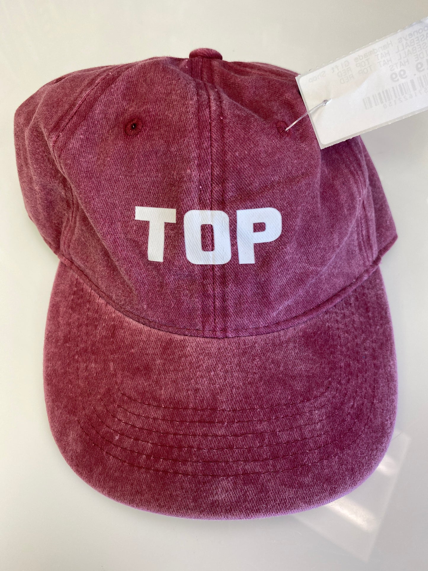 BASEBALL HAT TOP RED