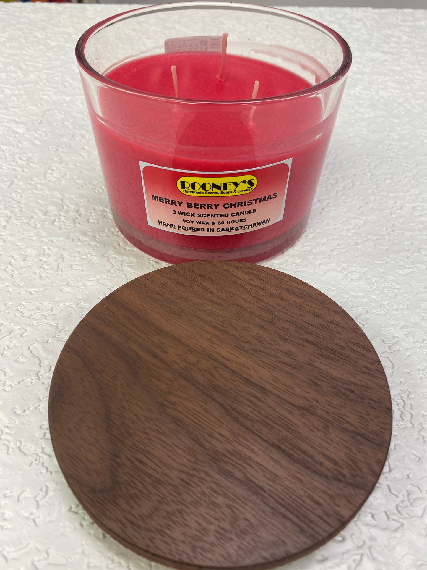 MERRY BERRY CHRISTMAS 350G CANDLE
