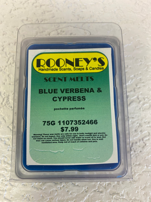 SCENT MELT BLUE VERBENA & CYPRESS