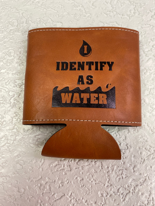 LEATHER BEER COZY