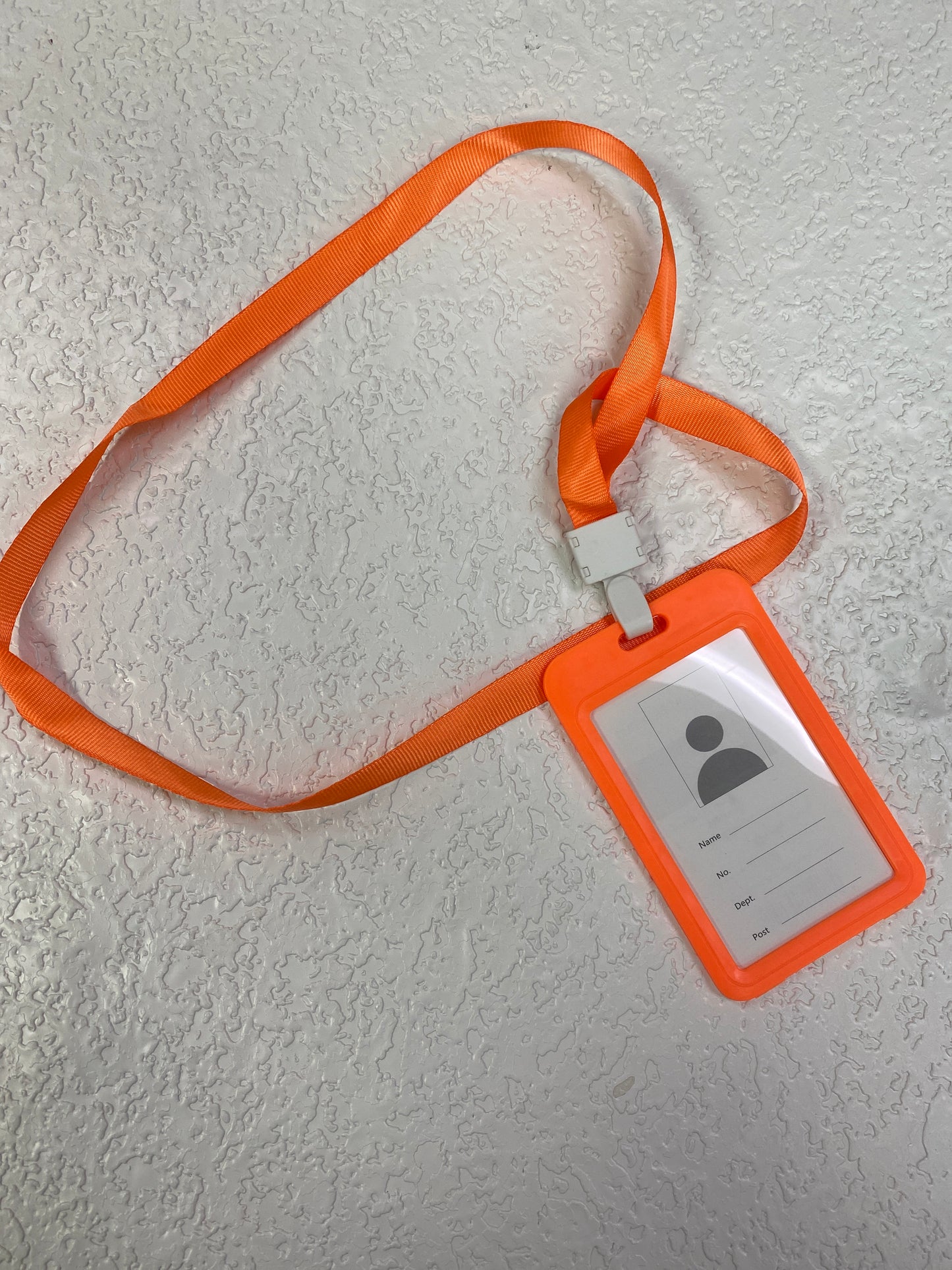 ORANGE BADGE HOLDER