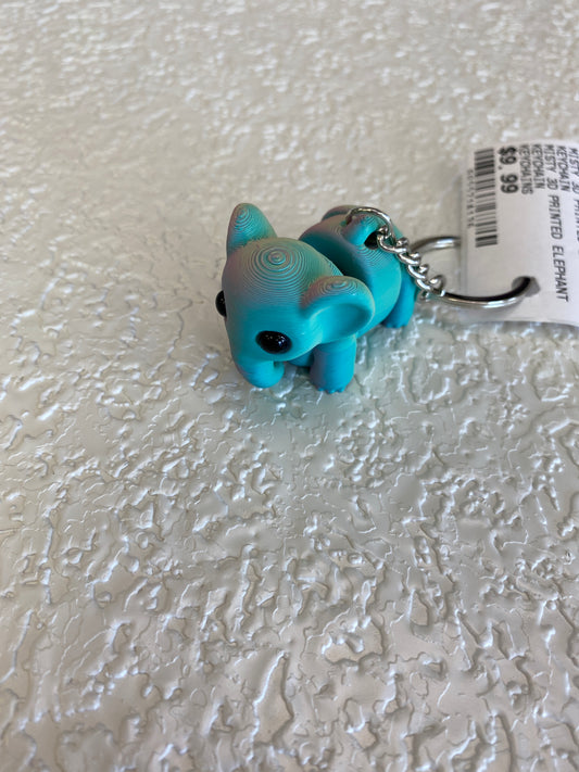 MISTY 3D PRINTED ELEPHANT KEYCHAIN