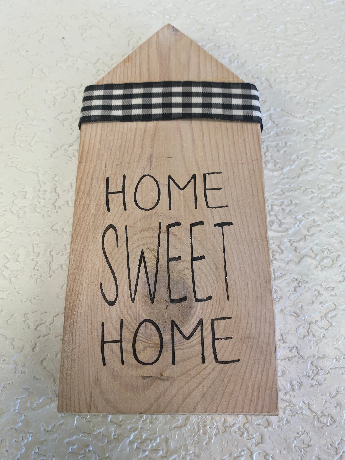 HOME SWEET HOME LIGHT WOOD DECOR