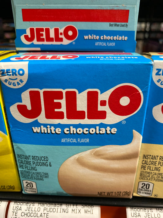USA JELLO PUDDIING MIX WHITE CHOCOLATE