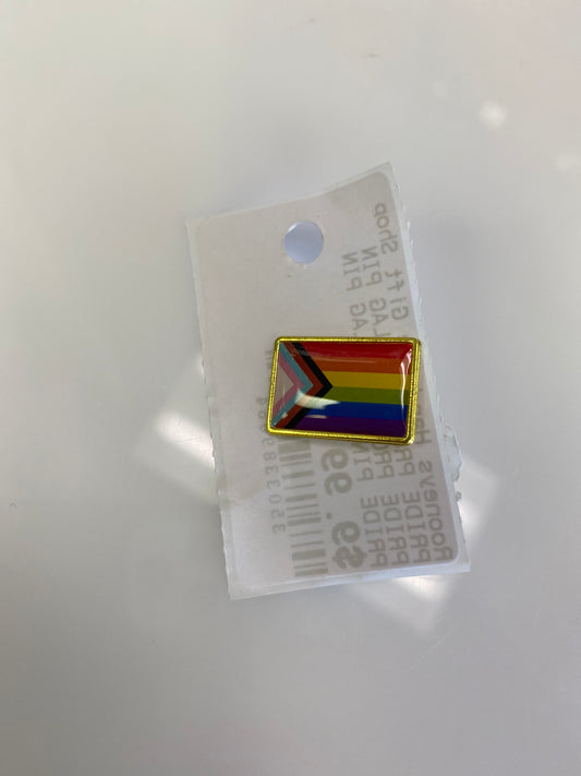 PRIDE PROGRESS FLAG PIN