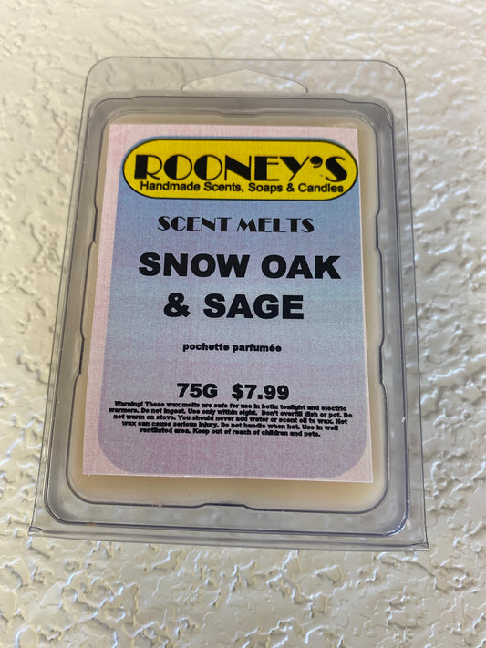 SNOW OAK & SAGE SCENT MELTS