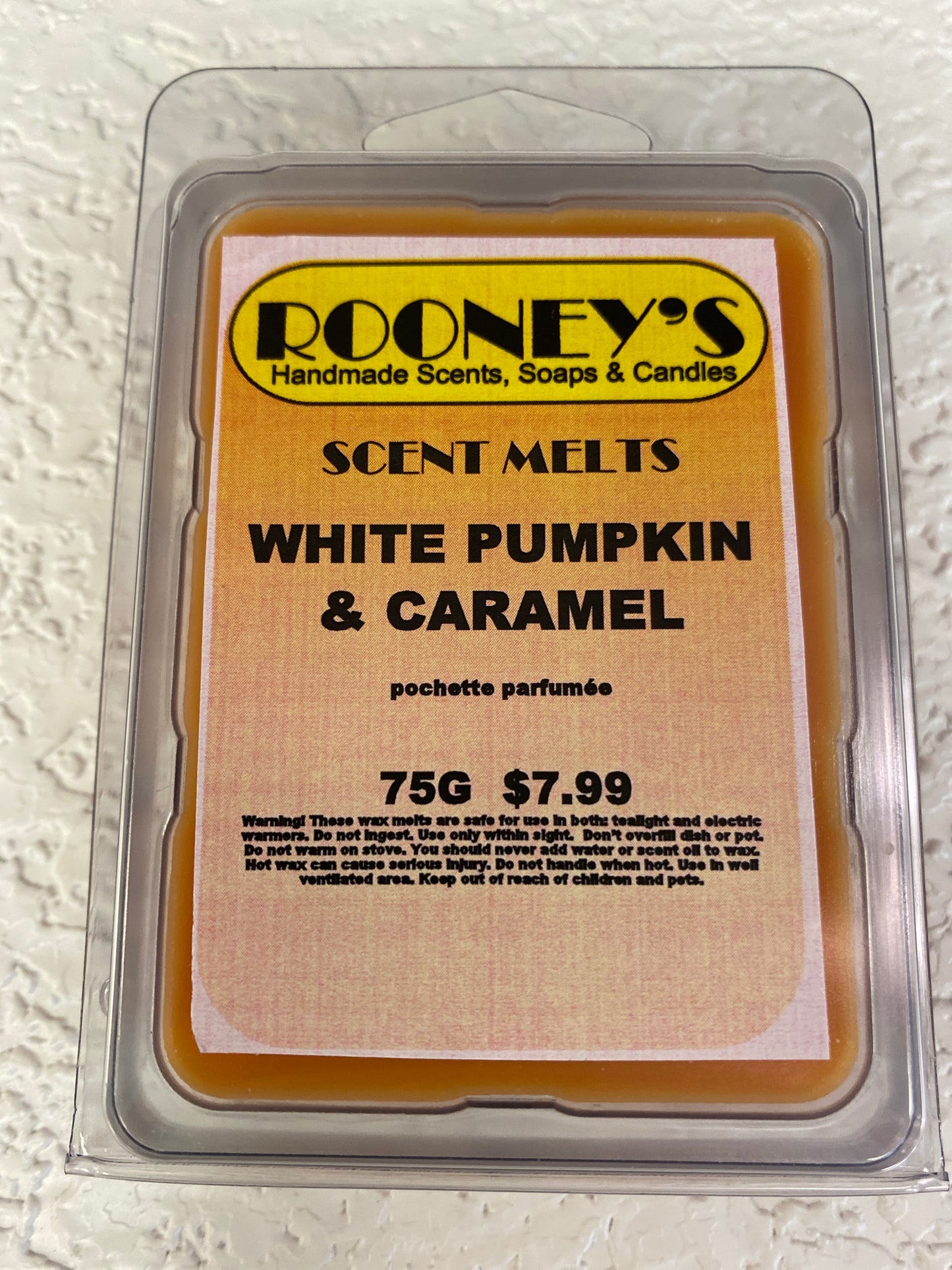 WHITE PUMPKIN & CARAMEL SCENT MELTS