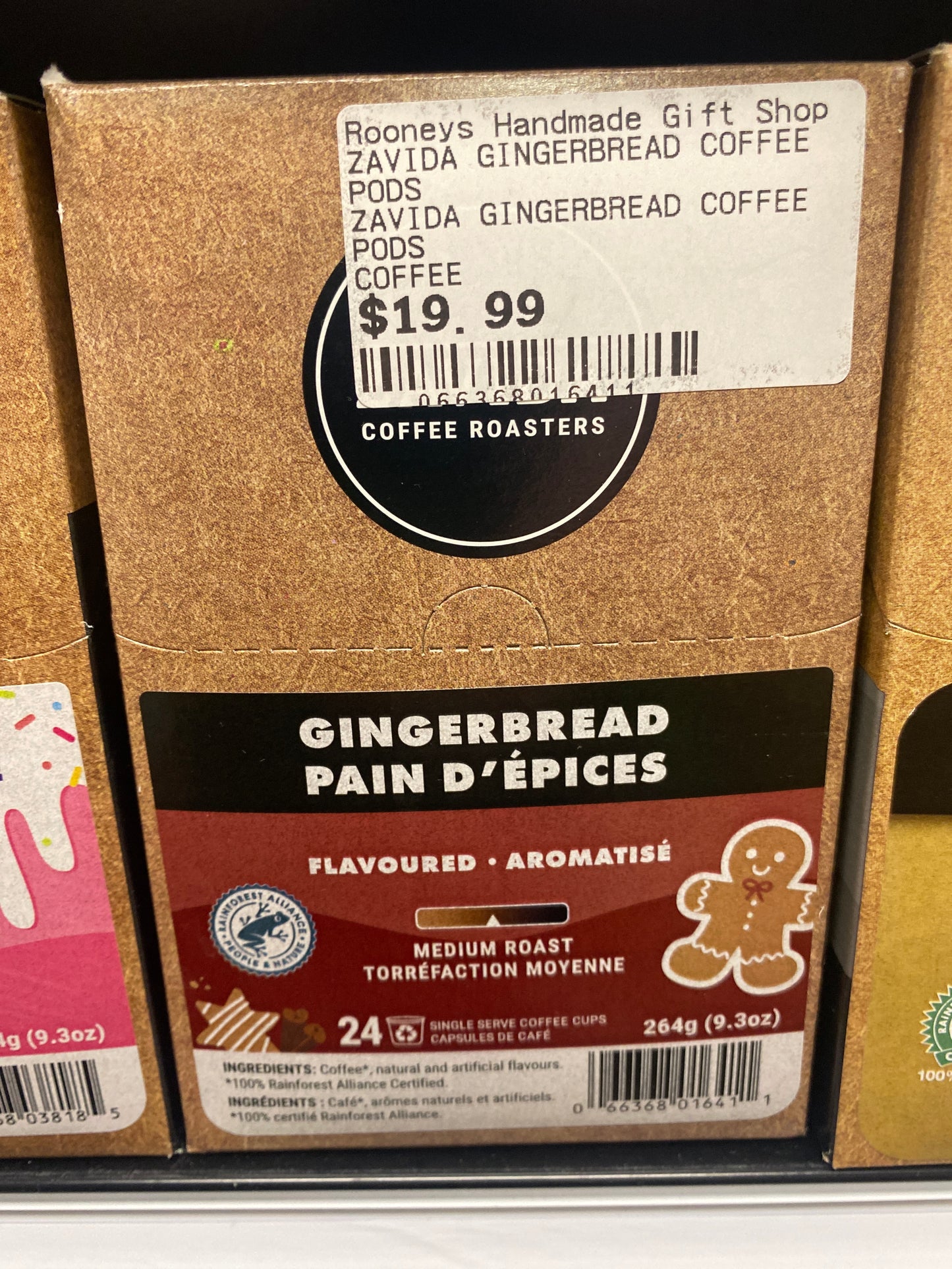 ZAVIDA GINGERBREAD COFFEE PODS