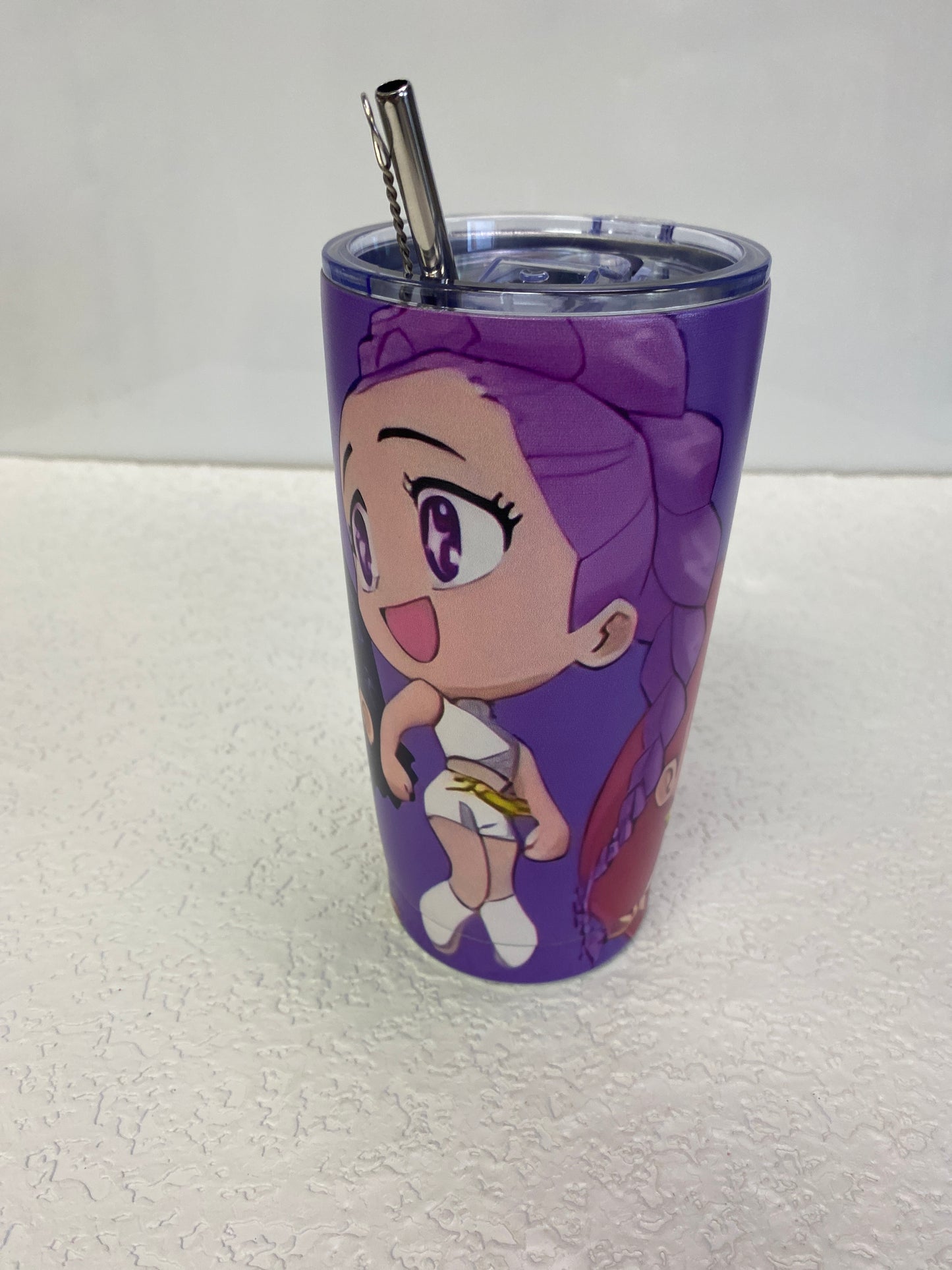 KPOP CUP WITH STRAW