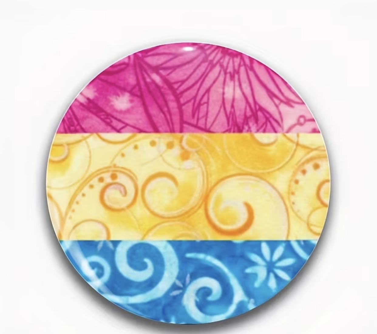 PAN SEXUAL ORIENT PRIDE BUTTON