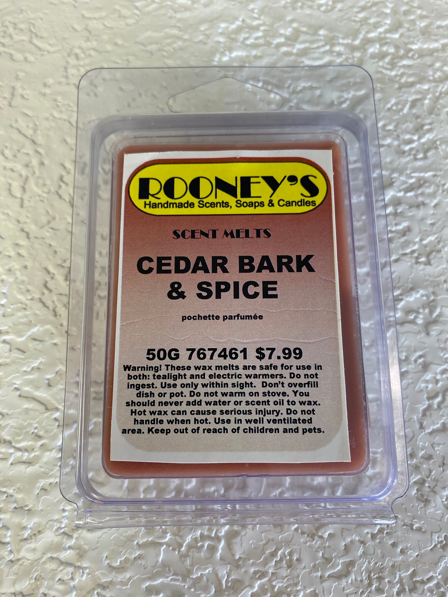 CEDAR BARK & SPICE SCENT MELT