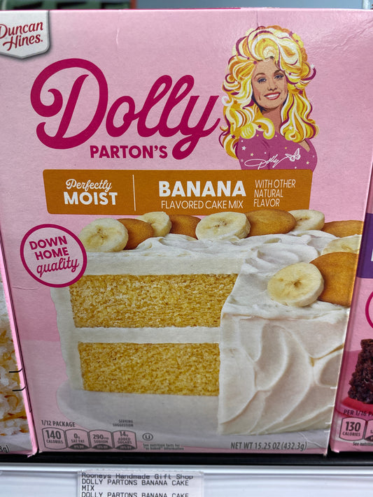 Dolly Parton banana cake mix USA