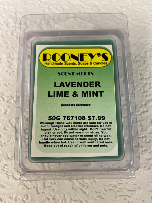 LAVENDER LIME & MINT SCENT MELT