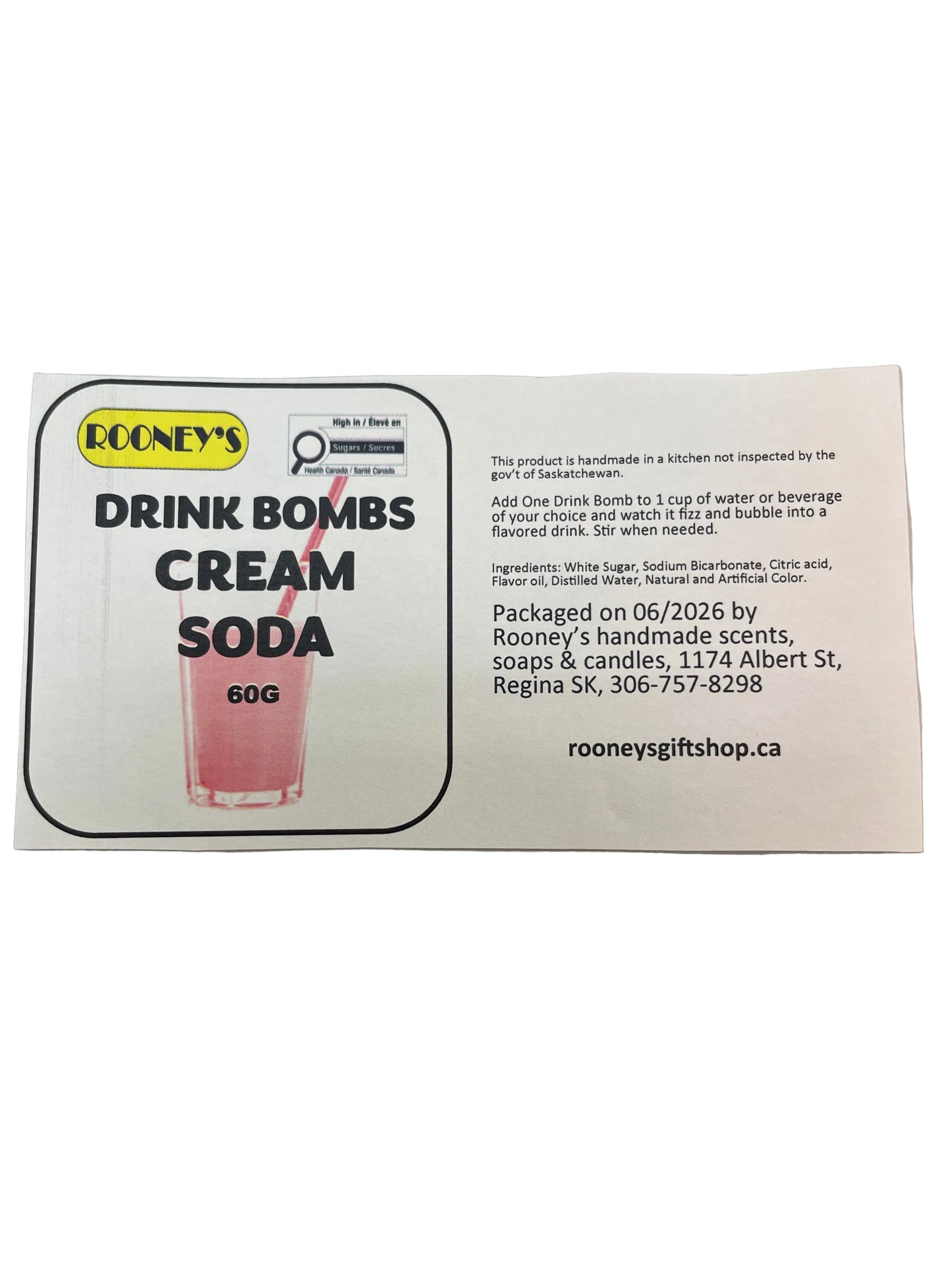 DRINK BOMBS CREAM SODA 2 PACK