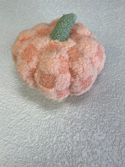 PLAID ORANGE PUMPKIN PLUSH