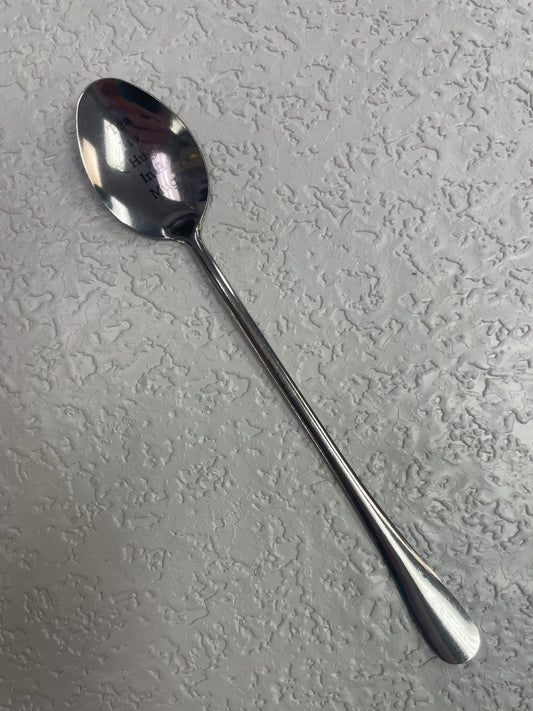 TEA IS A HUG STEEL SPOON