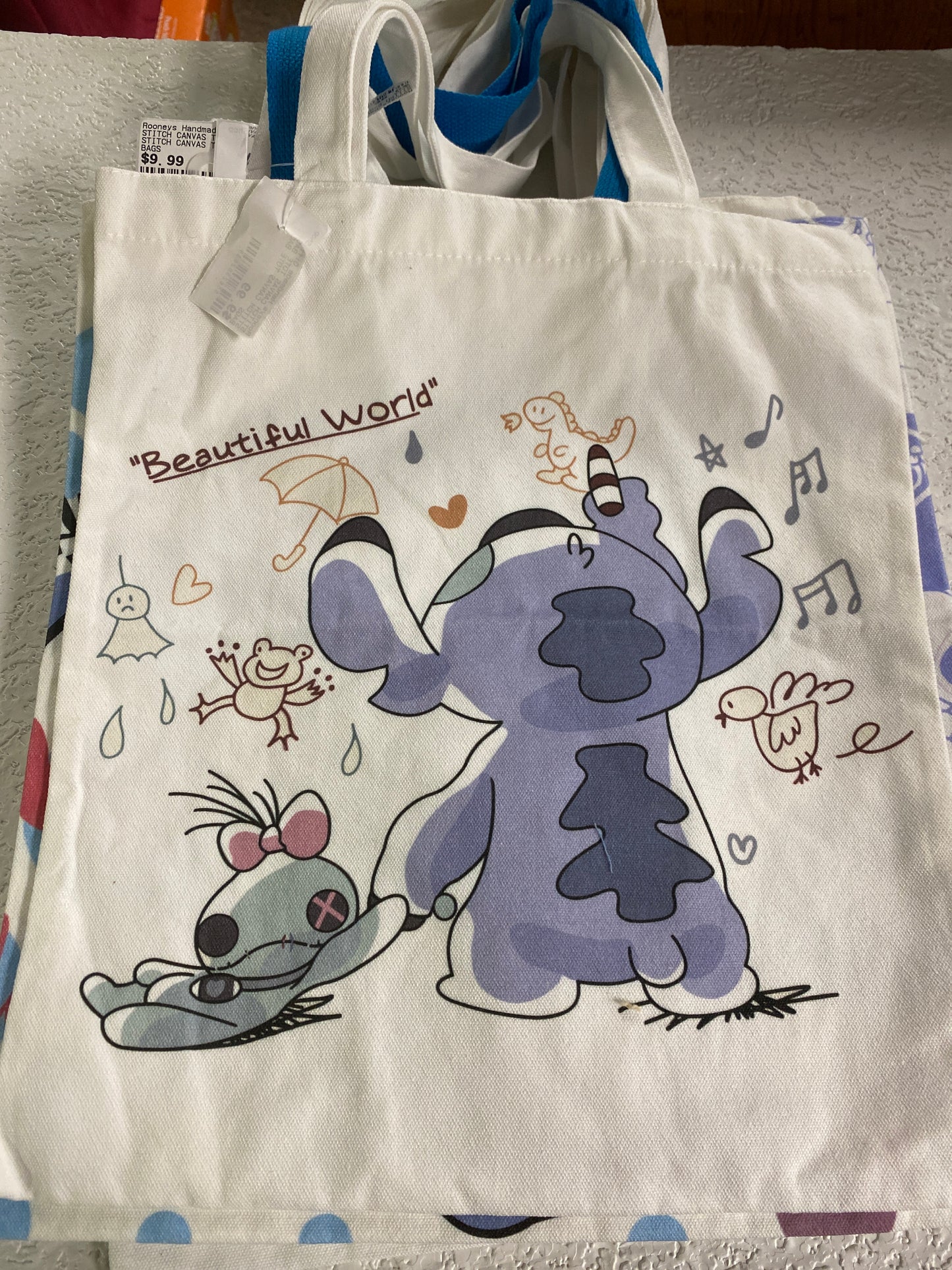 STITCH CANVAS TOTE BAG
