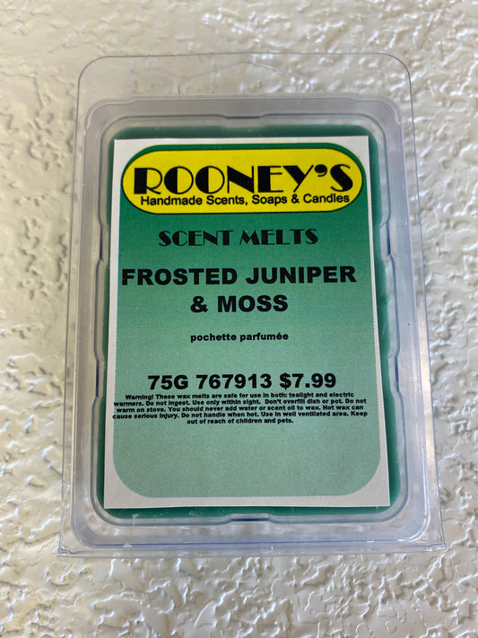 FROSTED JUNIPER & MOSS SCENT MELT