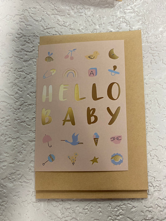 BABY SHOWER GREETING CARD
