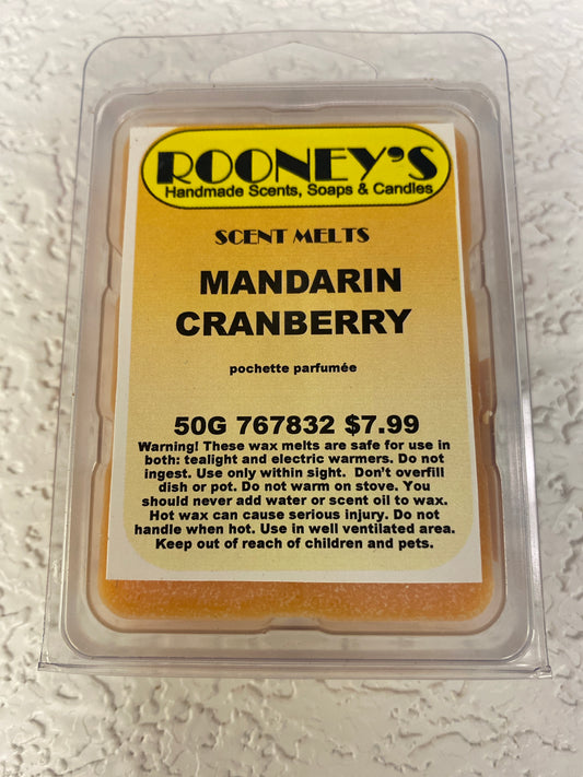 MANDARIN CRANBERRY SCENT MELT
