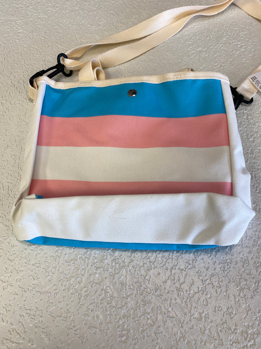 TRANS PRIDE WHITE TRIM BAG