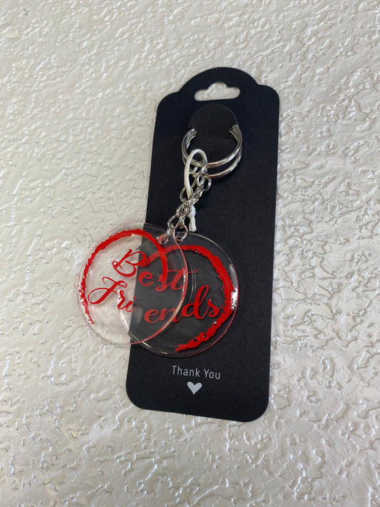 2 IN 1 KEYCHAINS BEST FREINDS