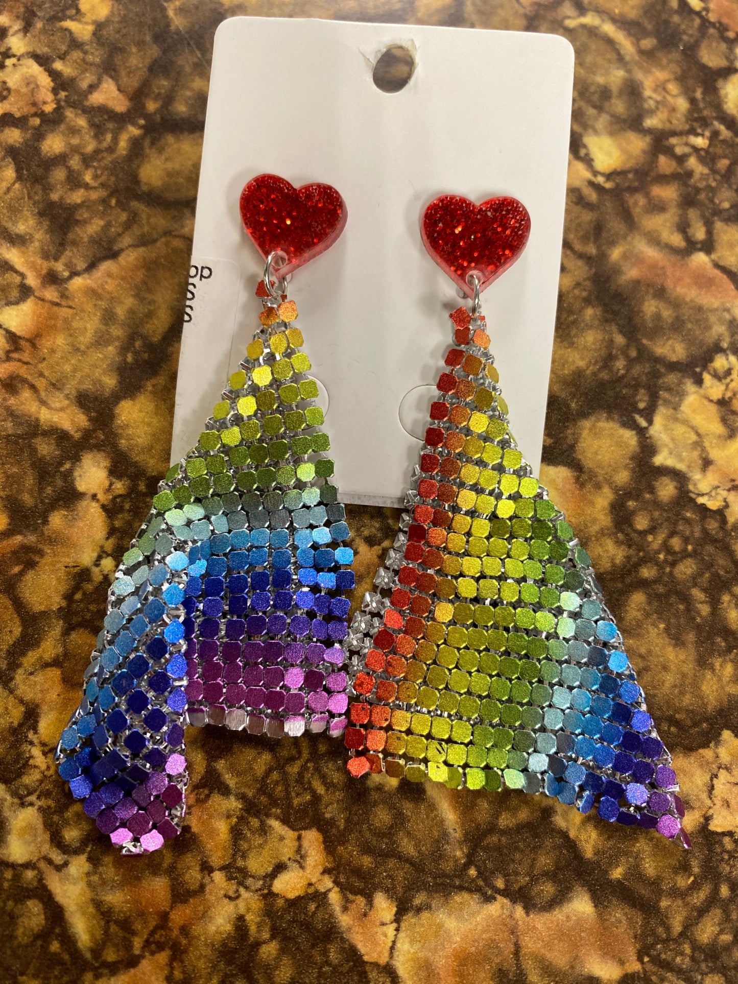RAINBOW DANGLING EARRINGS