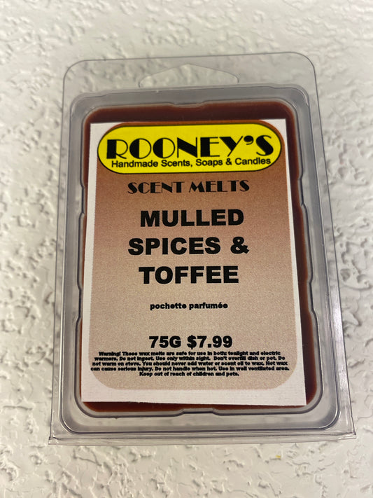 MULLED SPICES & TOFFEE SCENT MELTS