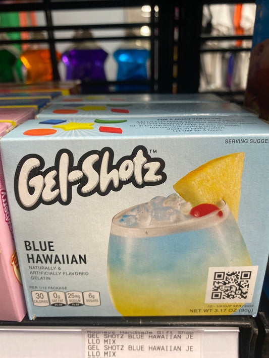 GEL SHOTZ BLUE HAWAIIAN JELLO MIX