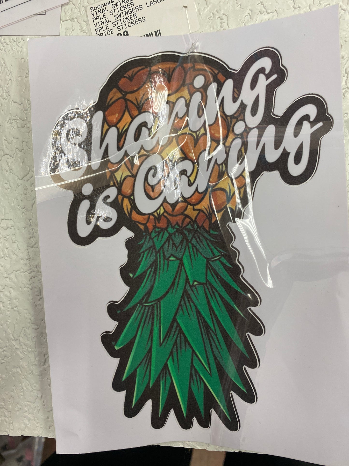 VINYL SWINGERS LARGE PINEAPPLE STICKER