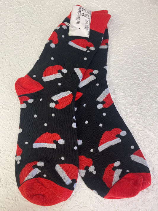 XMAS SANTA HATS SOCKS