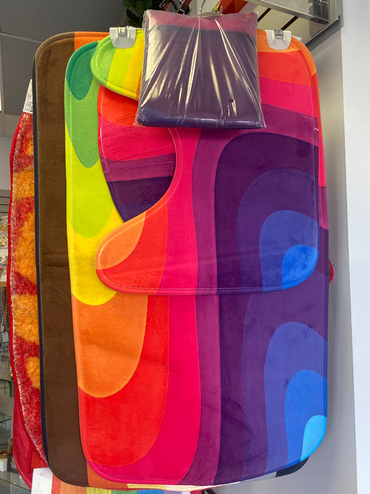 RAINBOW DECOR BATHROOM SET