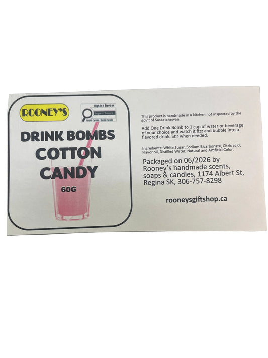 DRINK BOMBS COTTON CANDY 2 PACK