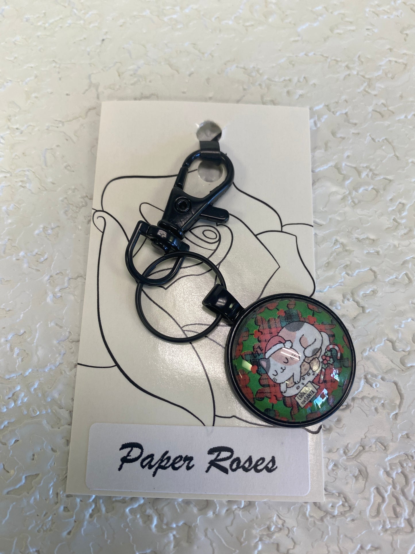 KITTY BLACK KEYCHAIN