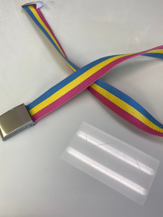 PANSEXUAL PRIDE BELT MEDIUM