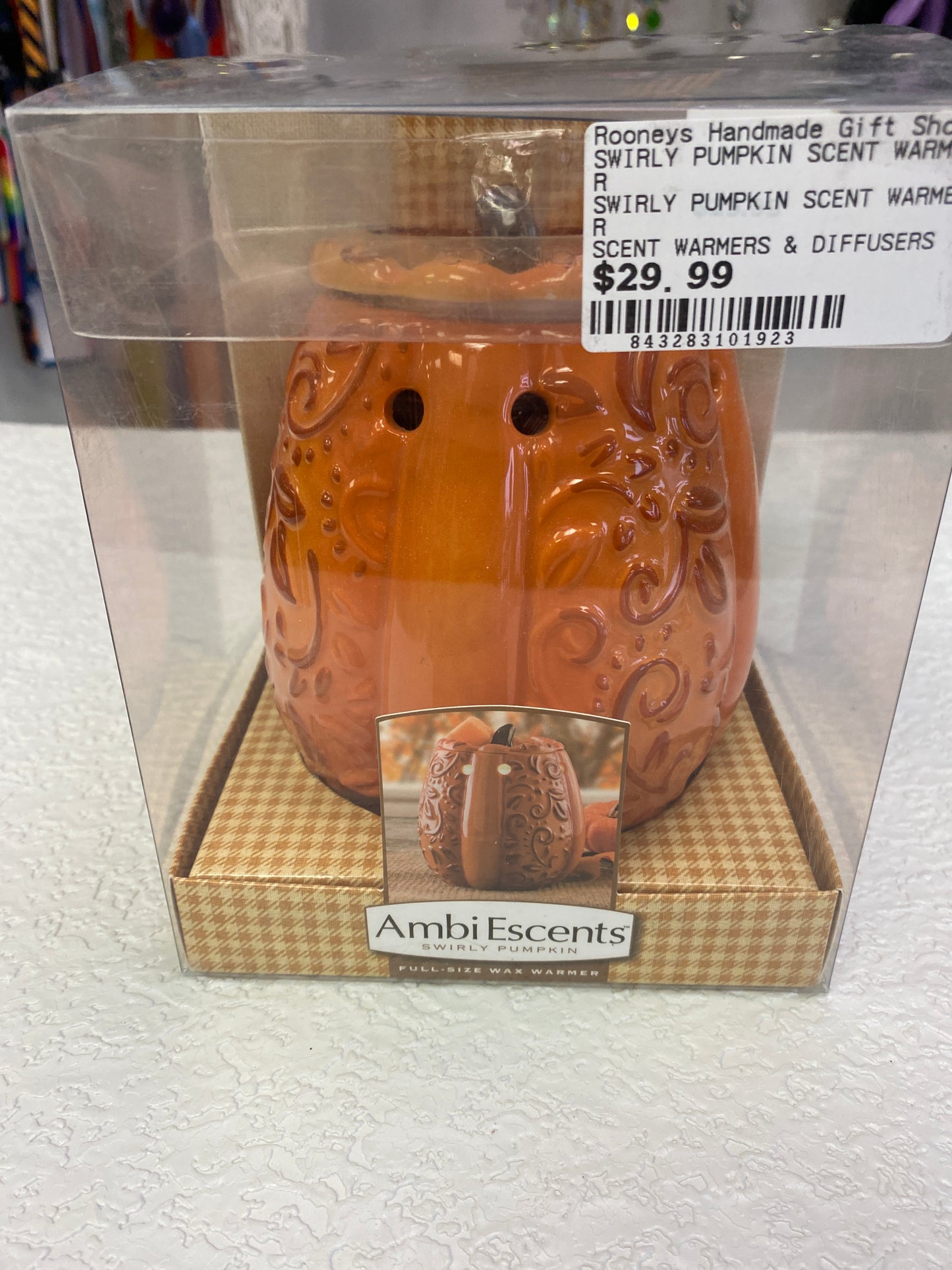 SWIRLY PUMPKIN SCENT WARMER