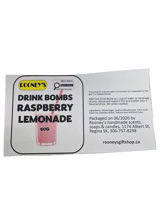 DRINK BOMBS RASPBERRY LEMONADE 2 PACK
