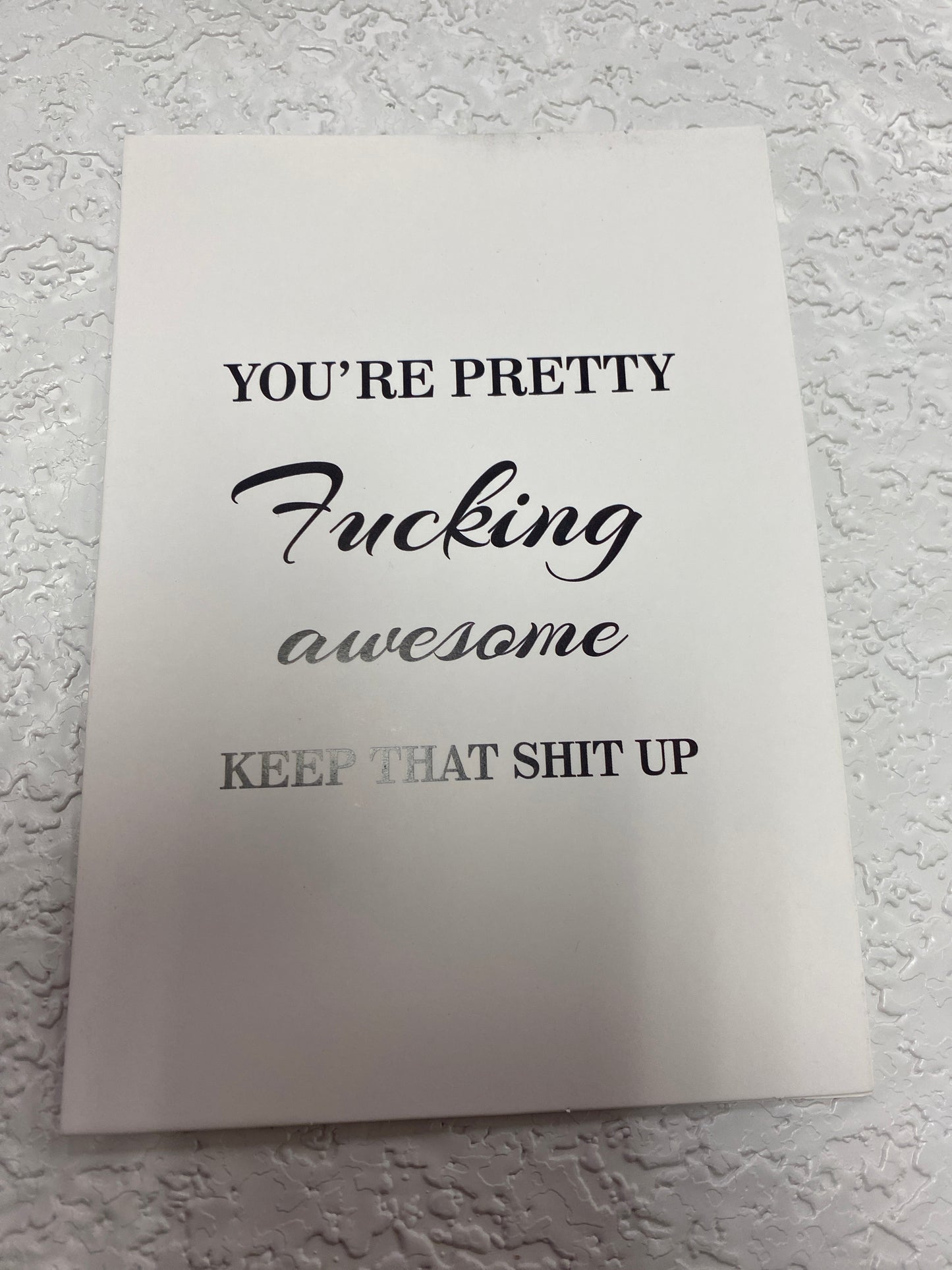 YOUR PRETTY CARD