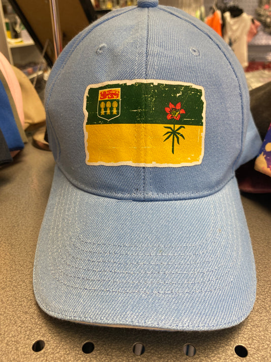 SASK FLAG LIGHT BLUE HAT