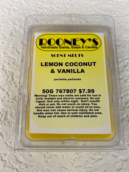 LEMON COCONUT & VANILLA SCENT MELT