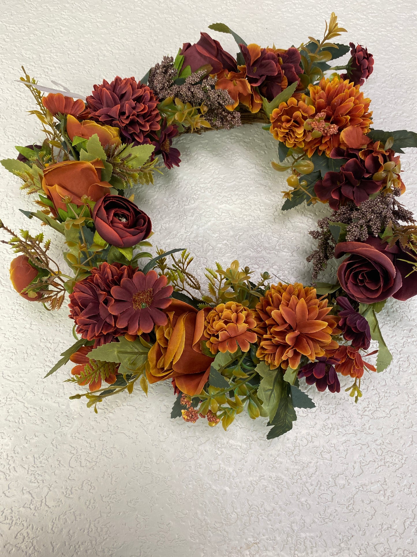 AUTUMN ROSE WREATH