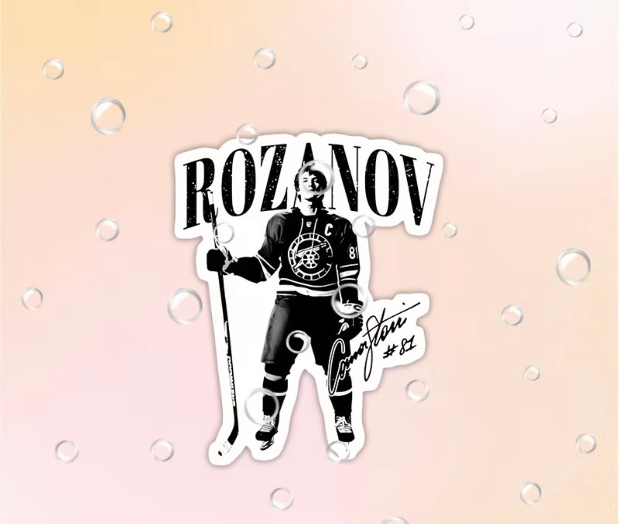 ROZANOV HEATED RIVALRY VINYL STICKER
