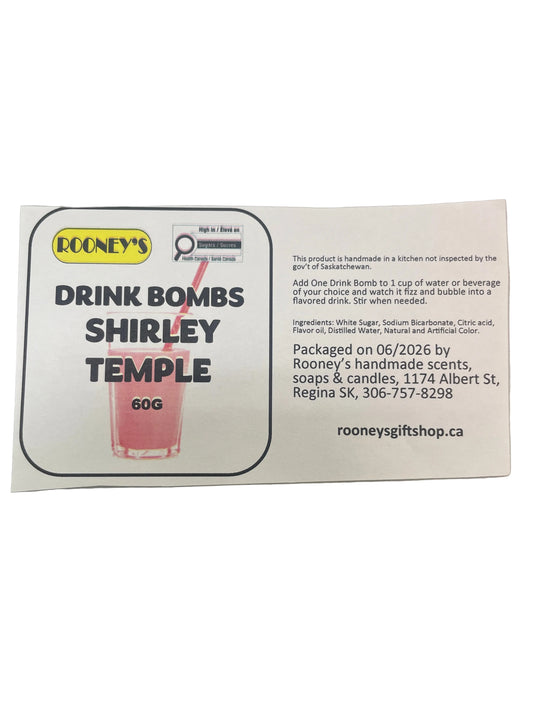 DRINK BOMBS SHIRLEY TEMPLE 4 PACK