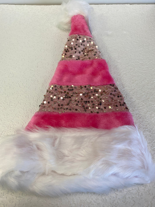 CHRISTMAS HAT SPARKLE PINK